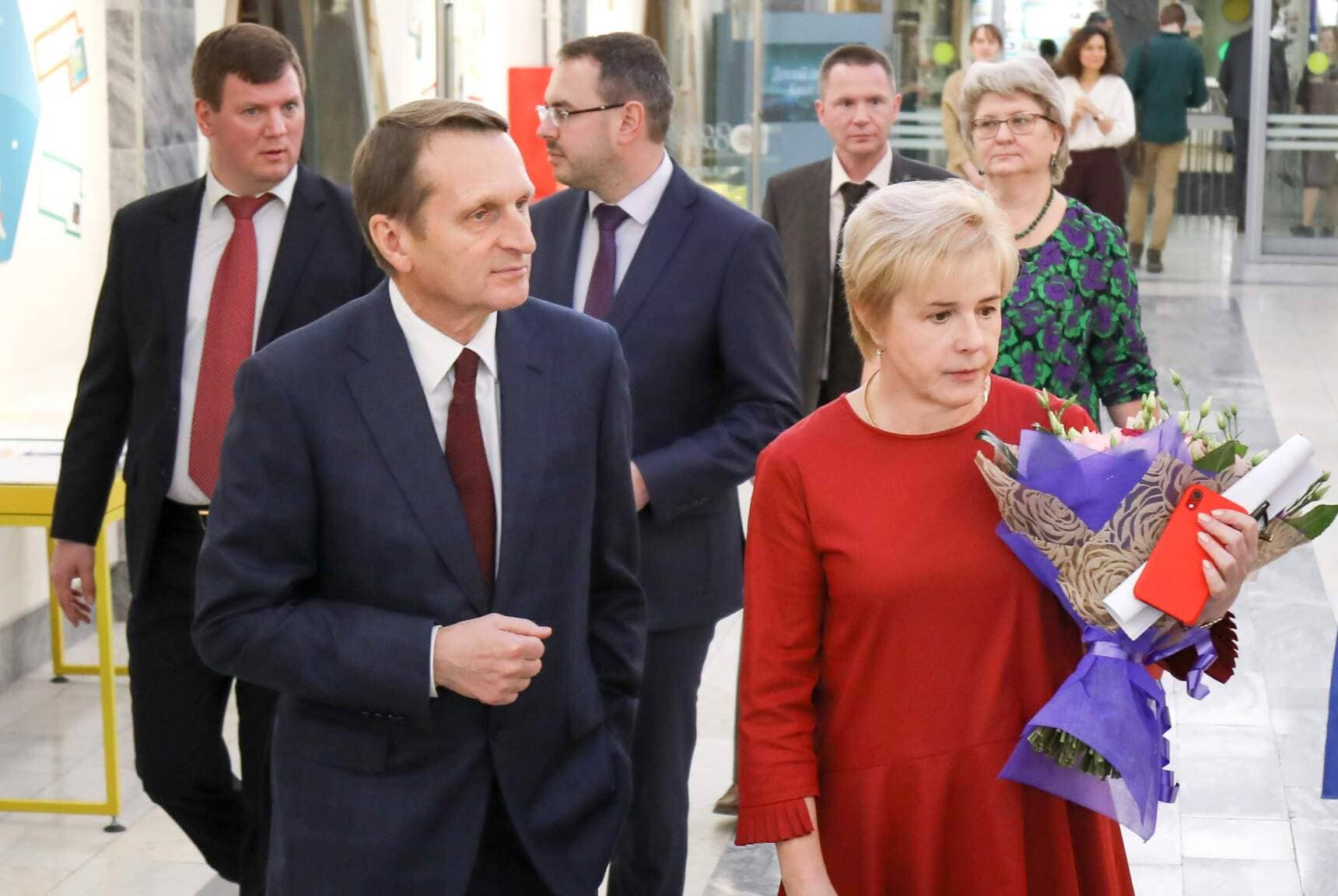 Сергей Нарышкин и Мария Веденяпина