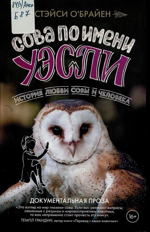 Сова по имени Уэсли. История любви совы и человека