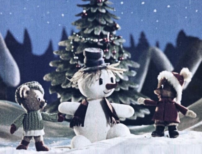 «Снежные» диафильмы из коллекции НЭБ.Дети