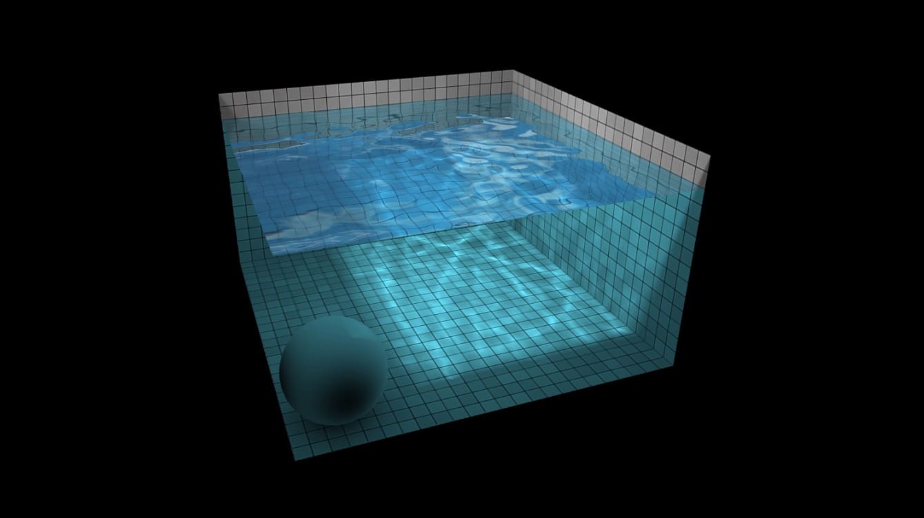 Сайт WebGL Water