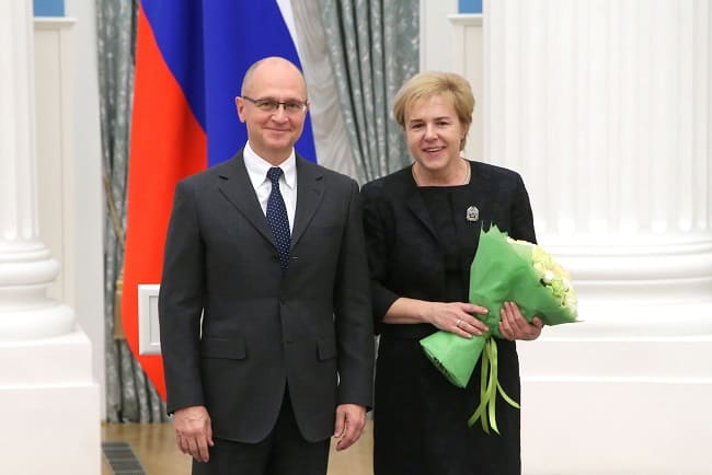 Сергей Кириенко и Мария Веденяпина