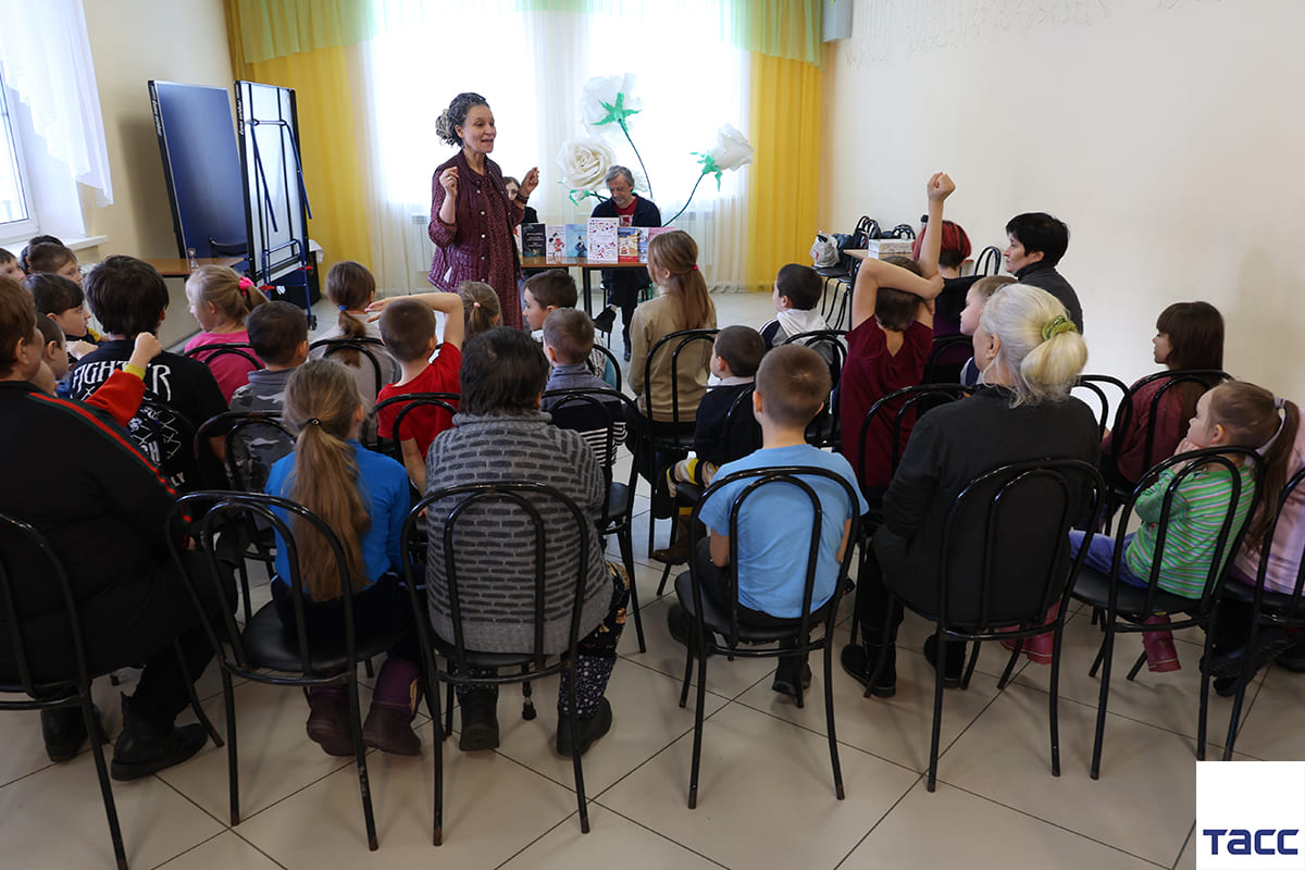 Встреча с детьми Донбасса