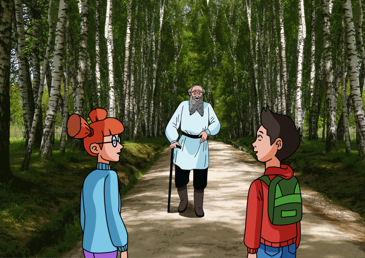 literaturnaya odisseya v gostyah u tolstogo
