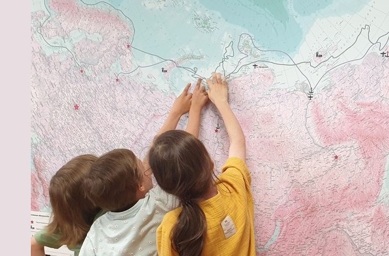 Карта Северного морского пути с элементами дополненной реальности в РГДБ