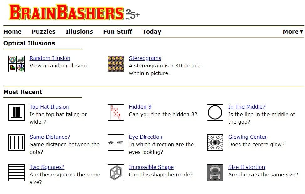 Сайт «BrainBashers»