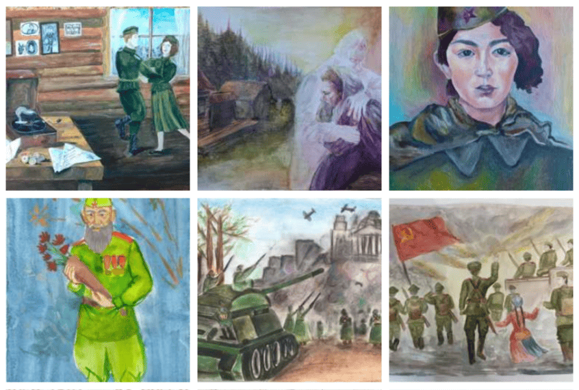 Акция «Дети рисуют Победу»