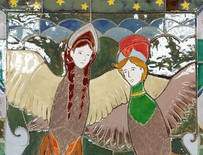  панно «Русские сказки в керамике»
