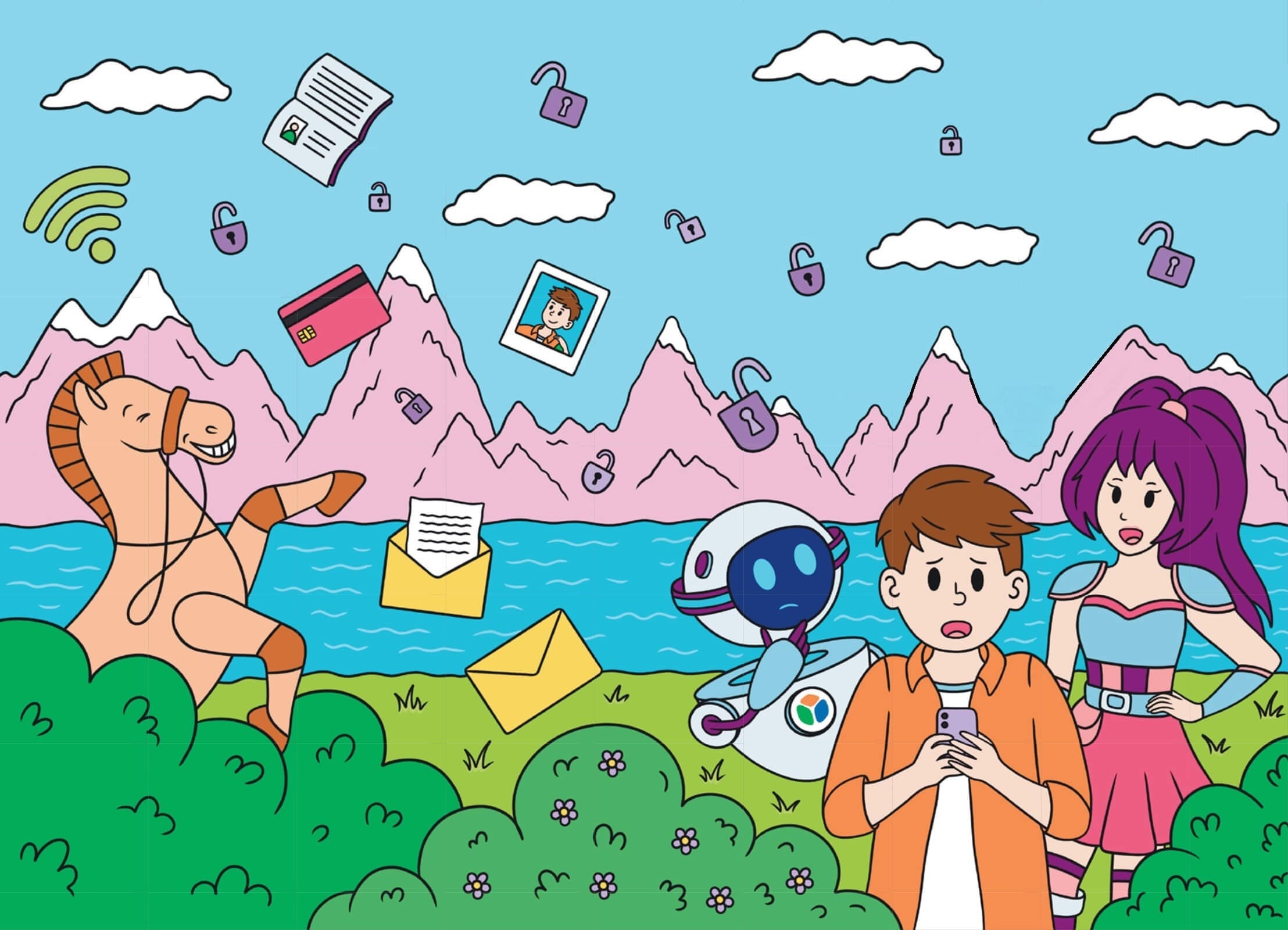 Комикс о важности цифровой грамотности «Имбовая ошибка: как я чуть не слил всё».