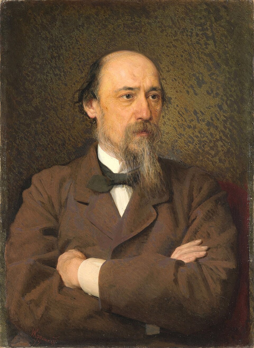 Nekrasov by Kramskoy