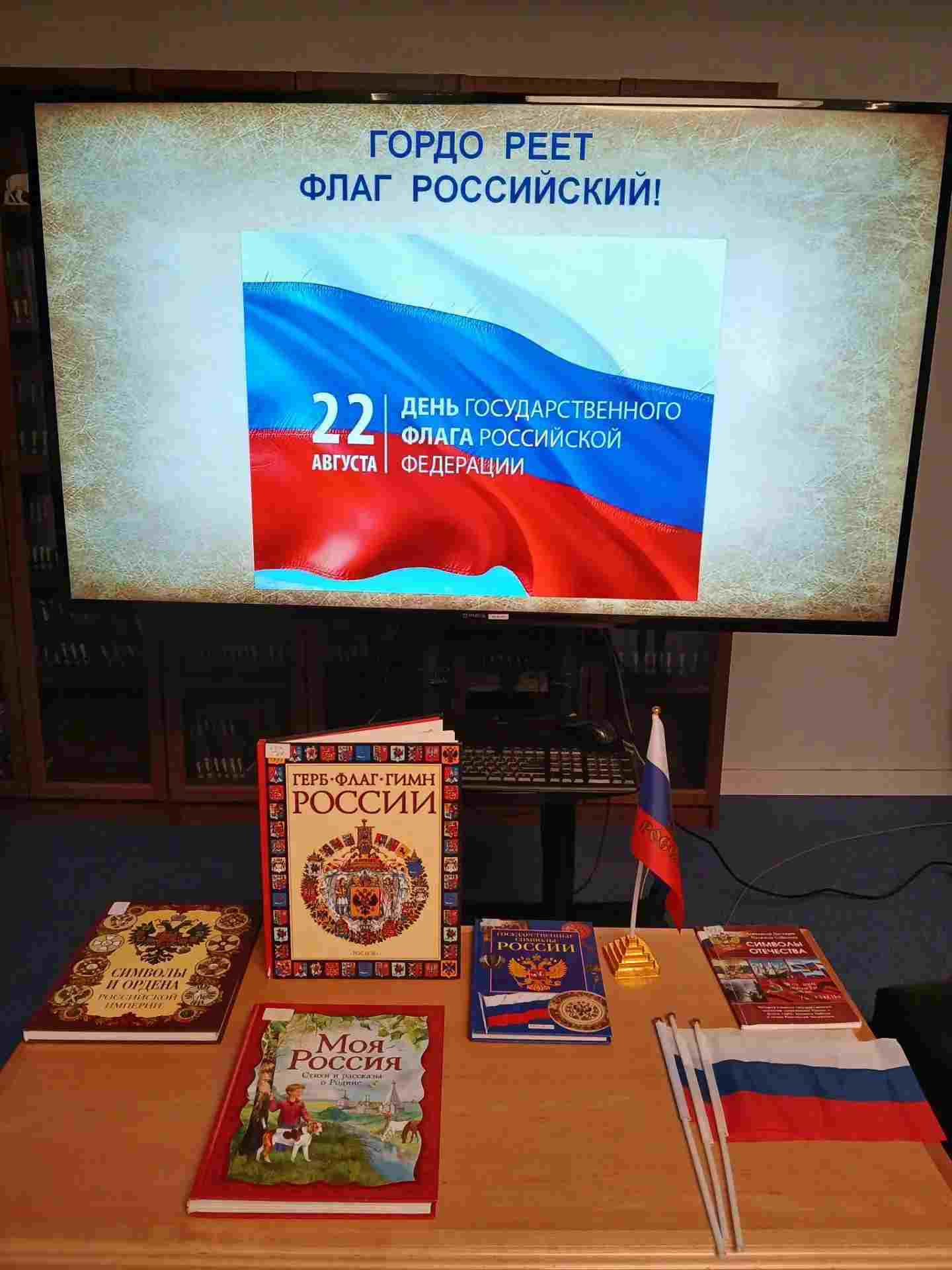 Занятие «Гордо реет флаг российский!» в РГДБ