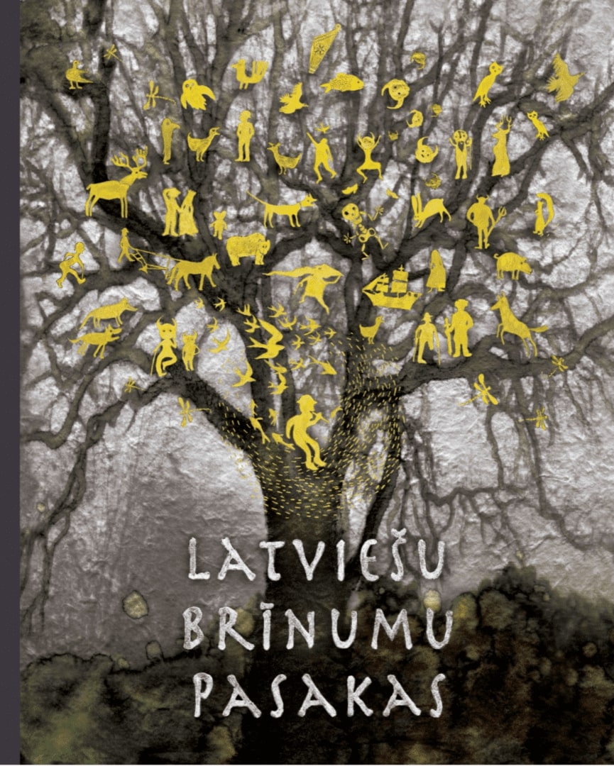 Latviešu brīnumu pasakas («Латвийские сказки»). Иллюстрации: Гита Трейсе (Gita Treice), Латвия. Изд.: Jāna Rozes apgāds.