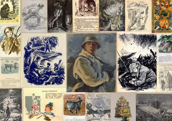 Выставка «Огоньки в темноте: детские книги военного времени»