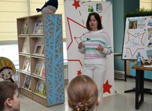 Анастасия Безлюдная на встрече с читателями в СахОДБ