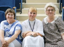 Татьяна Сдобникова, Марина Артамонова и Ольга Мезенцева