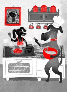 Работа художника-иилюстратора Элины Сильдре (Таллинское триеннале иллюстрации)