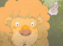 Кадр из мультфильма «Необыкновенная история одного льва»