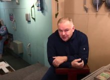 Экскурсия по базовому блоку станции «Мир» с космонавтом Александром Лавейкиным
