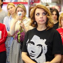Екатерина Рождественская на «Книжной бессонице» в книжном магазине «Москва»