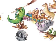 Иллюстрации к произведениям Чуковского / Художник Г. Калиновский