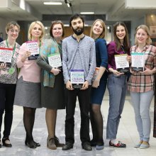 Сотрудники Отдела обслуживания читателей после проведения квеста "Путешествие в слово"