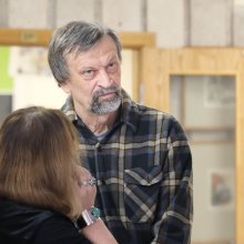 Писатель Юрий Нечипоренко на Выставке Диодоров-Воронков 