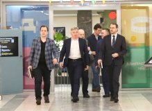 Егор Яковлев, Александр Кибовский и Константин Могилевский в РГДБ
