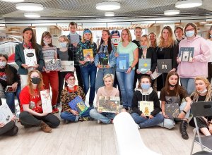 Студенты 4 курса Московского Политеха на выставке