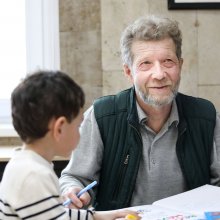 Андрей Усачев готов бесконечно отвечать на вопросы детей