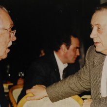 С Сергеем Михалковым, 2000 г.