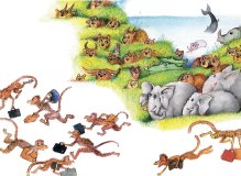 Иллюстрации к произведениям Чуковского / Художник Г. Калиновский