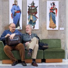 Художники Сергей Любаев и Игорь Олейников