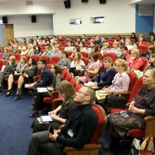 Участники семинара «Библиотека для детей в современном медиапространстве»