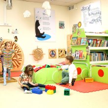 Уголок сенсорного развития в Российской государственной детской библиотеке