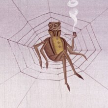 Сказка про умного паука и ленивого короля