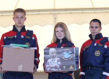 Волонтеры Всероссийского студенческого корпуса спасателей