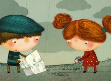 Кадр из мультфильма «Бумажный змей»