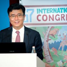 Президент IBBY Чжан Минчжоу. Выступление в РГДБ