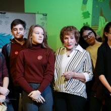 Татьяна Черняева с читателями Российской государственной детской библиотеки