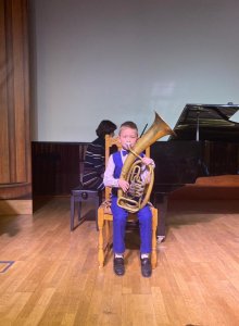 Концерт учащихся детской музыкальной школы им. В. А. Моцарта «Музыка без границ» в РГДБ