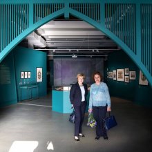 Мария Веденяпина (РГДБ) и Наталья Самойленко (РГБ)