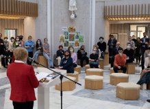 Торжественное открытие выставки «Странствия Катици по Швеции» в РГДБ